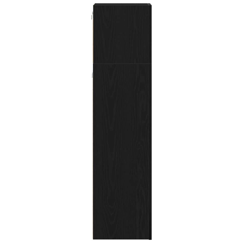 TV-Möbel-Set 3 pcs Schwarze Eiche 130,5 x 30 x 140 cm