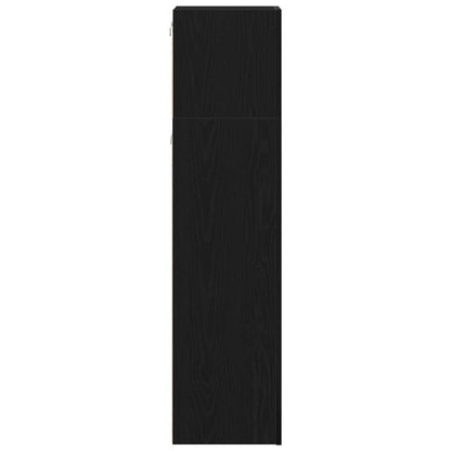 TV-Möbel-Set 3 pcs Schwarze Eiche 130,5 x 30 x 140 cm