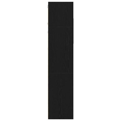 TV-Möbel-Set Wandmontiert 3 pcs Schwarze Eiche 100 x 30 x 30 cm