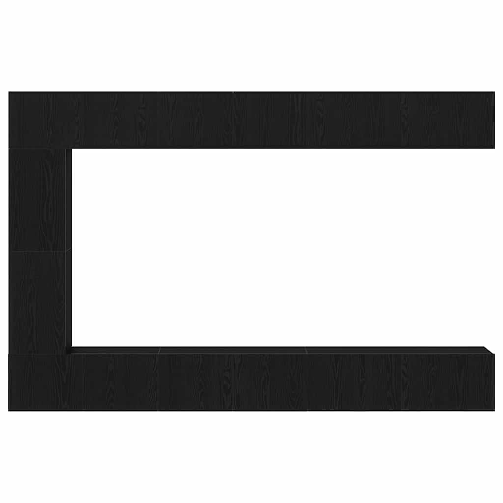 TV-Möbel-Set 9 pcs Schwarze Eiche 30,5 x 30 x 110 cm
