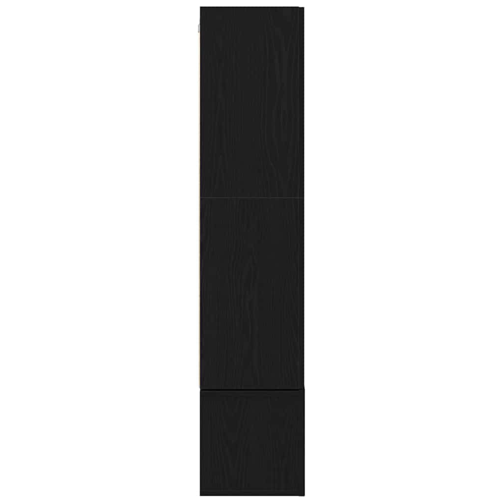 TV-Möbel-Set 6 pcs Schwarze Eiche 30,5 x 30 x 110 cm