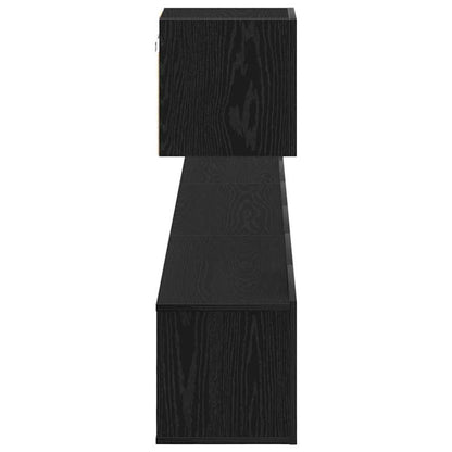 TV-Möbel-Set 4 pcs Schwarze Eiche 80 x 30 x 30 cm Holzwerkstoff