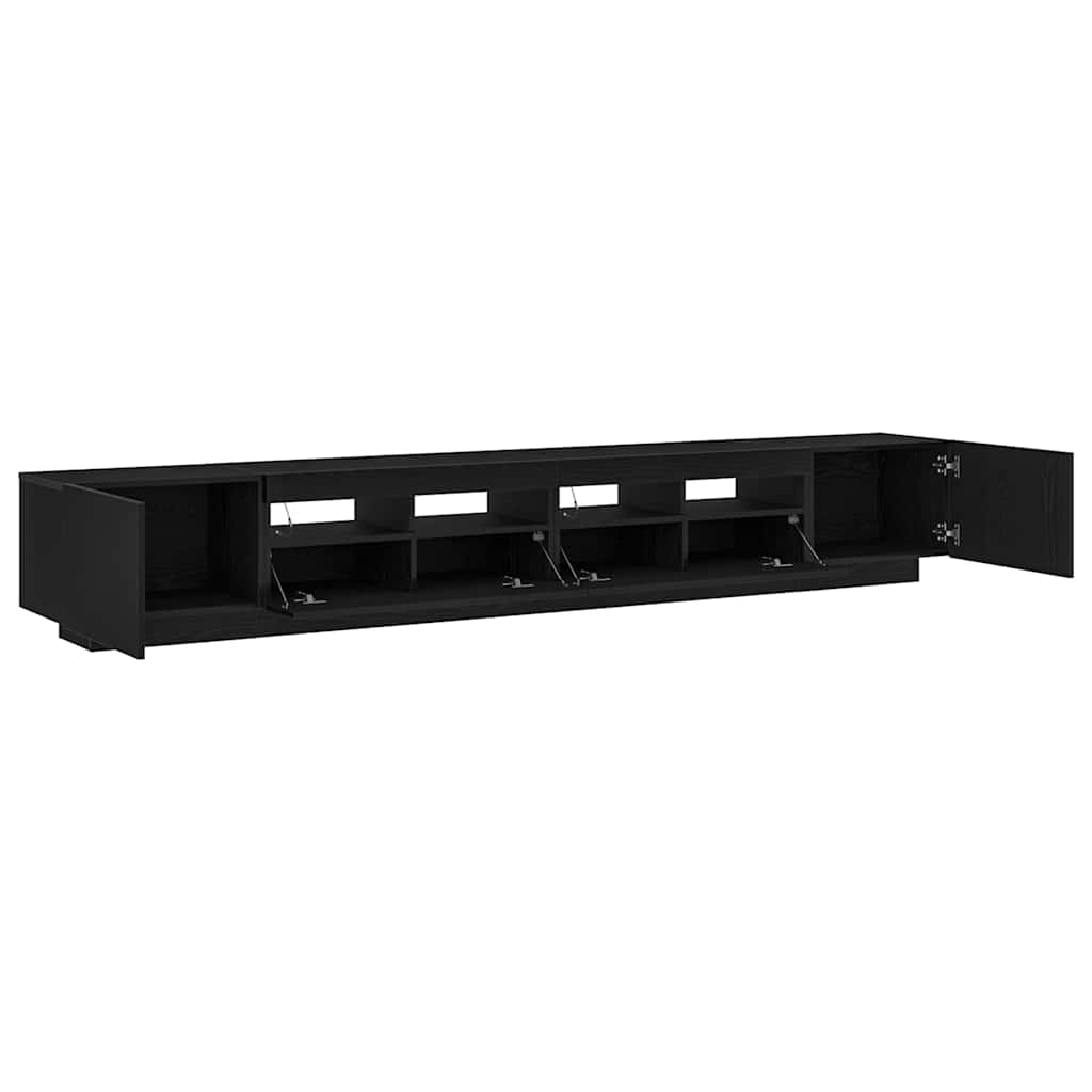 TV-Schränk 3 pcs Schwarz 260 x 35 x 40 cm Holzwerkstoff