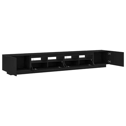 TV-Schränk 3 pcs Schwarz 260 x 35 x 40 cm Holzwerkstoff