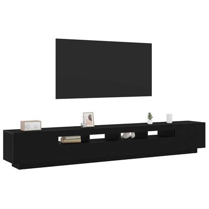 TV-Schränk 3 pcs Schwarz 260 x 35 x 40 cm Holzwerkstoff