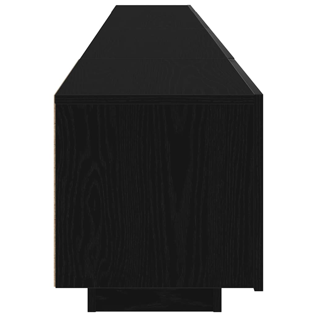 TV-Schränk 3 pcs Schwarz 260 x 35 x 40 cm Holzwerkstoff