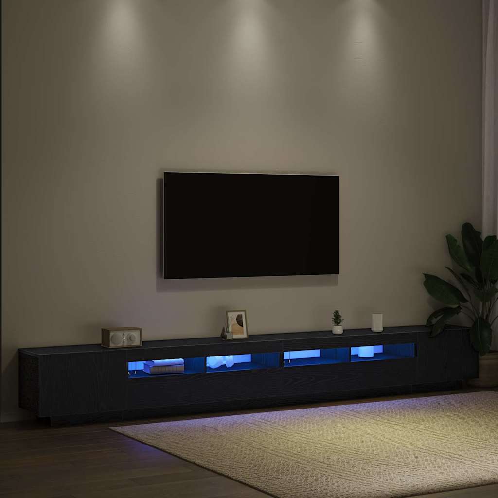 TV-Schränk 3 pcs Schwarz 300 x 35 x 40 cm Holzwerkstoff