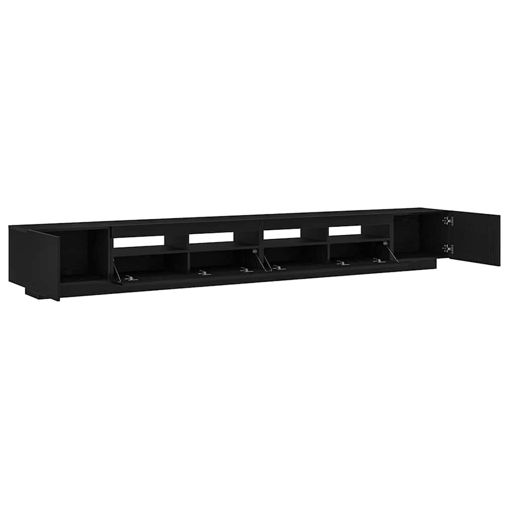 TV-Schränk 3 pcs Schwarz 300 x 35 x 40 cm Holzwerkstoff