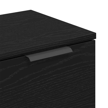 Sideboard Schwarze Eiche 180 x 30 x 70 cm Holzwerkstoff