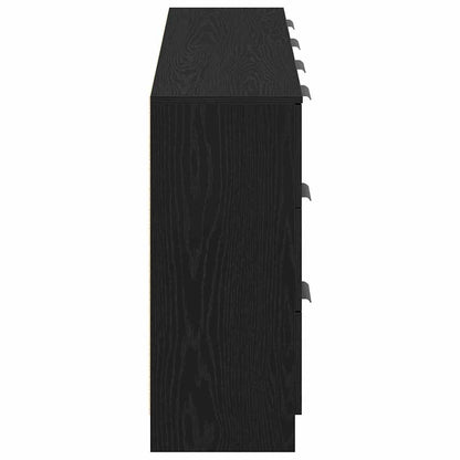 Sideboard Schwarze Eiche 180 x 30 x 70 cm Holzwerkstoff