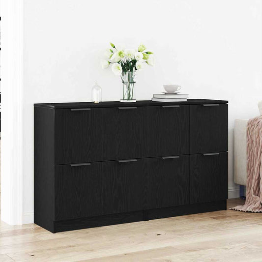 Anrichte Schwarze Eiche 180 x 30 x 70 cm Holzwerkstoff