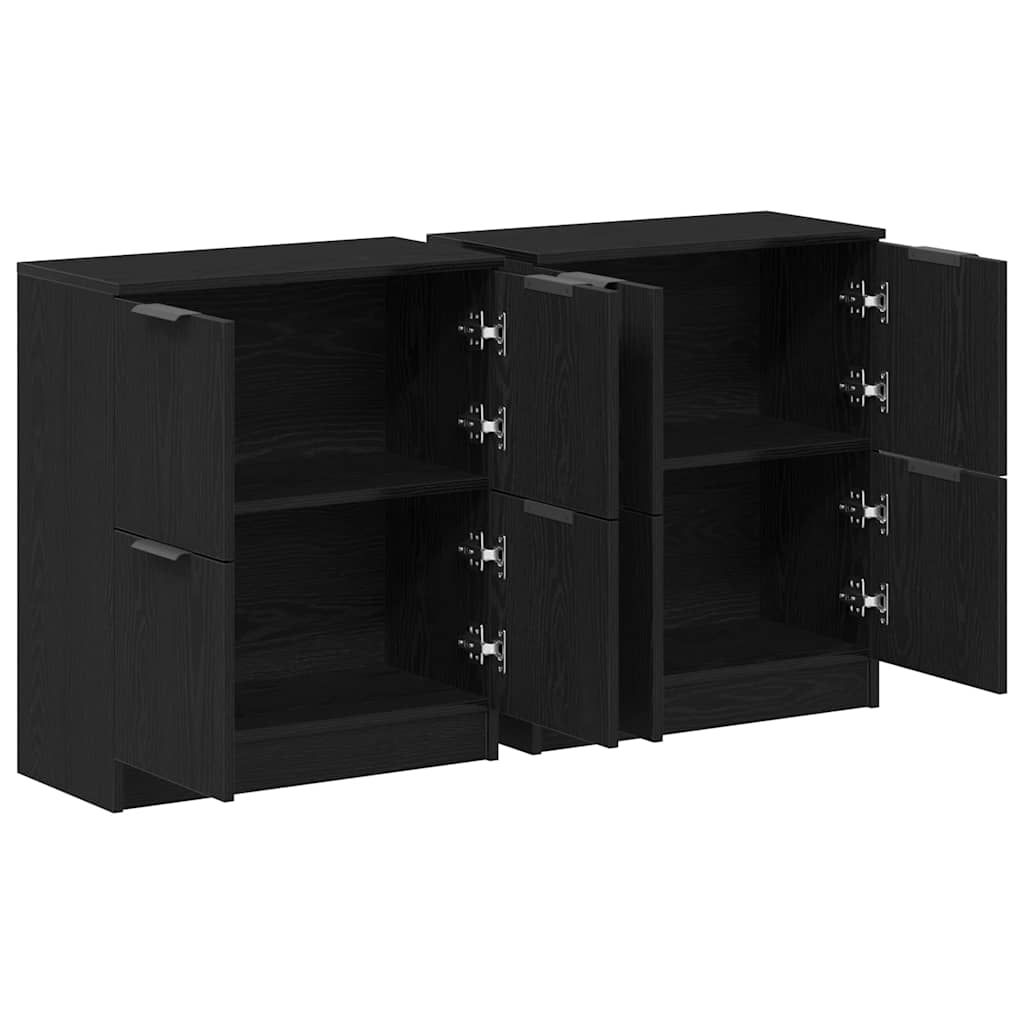 Anrichte Schwarze Eiche 180 x 30 x 70 cm Holzwerkstoff
