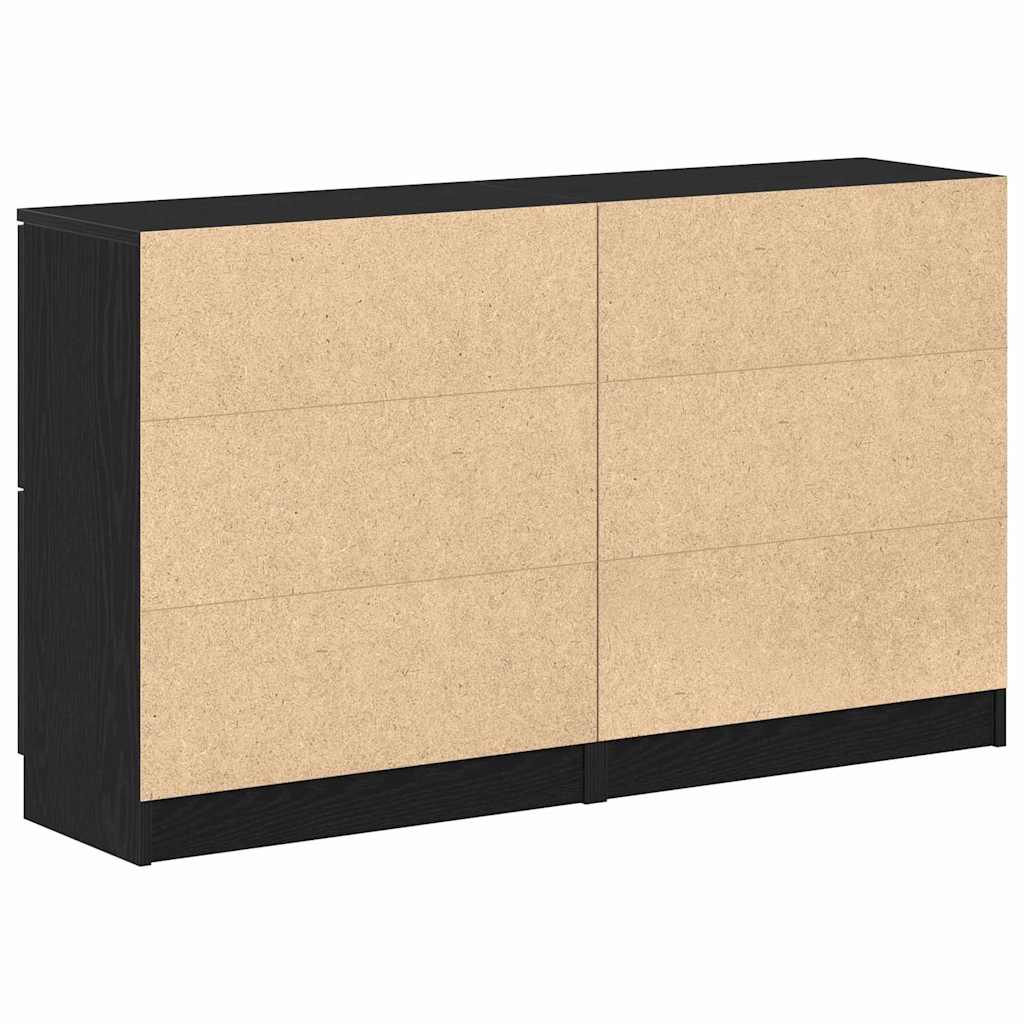 Anrichte Schwarze Eiche 180 x 30 x 70 cm Holzwerkstoff