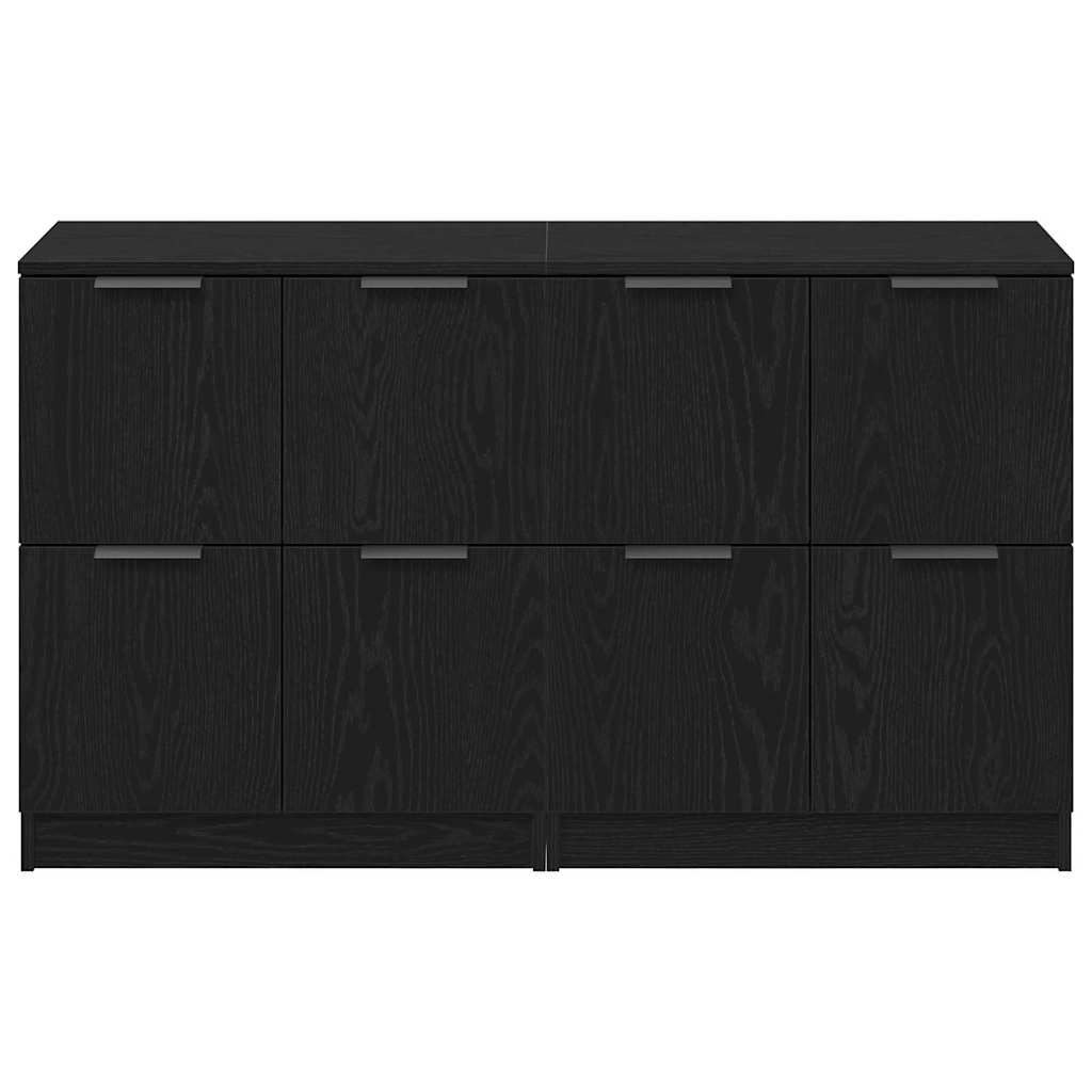 Anrichte Schwarze Eiche 180 x 30 x 70 cm Holzwerkstoff