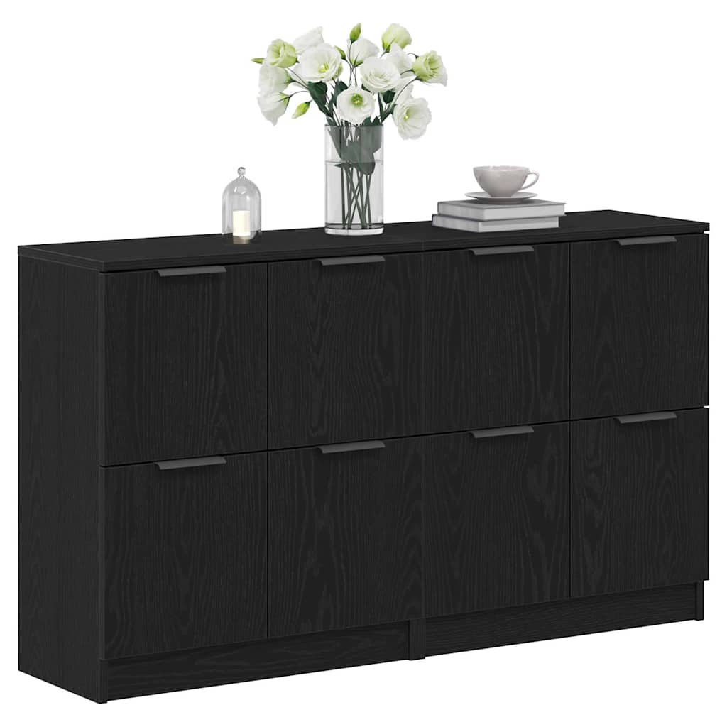 Anrichte Schwarze Eiche 180 x 30 x 70 cm Holzwerkstoff