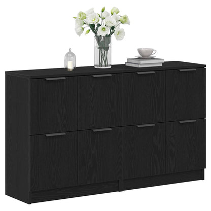 Anrichte Schwarze Eiche 180 x 30 x 70 cm Holzwerkstoff