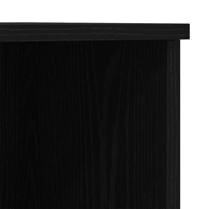 Highboard Schwarze Eiche 132 x 35,5 x 103,5 cm Holzwerkstoff