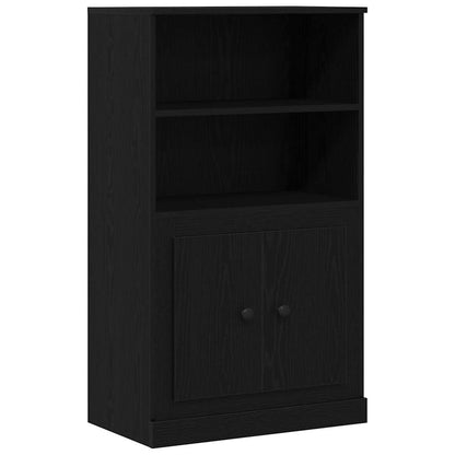 Highboard Schwarze Eiche 132 x 35,5 x 103,5 cm Holzwerkstoff