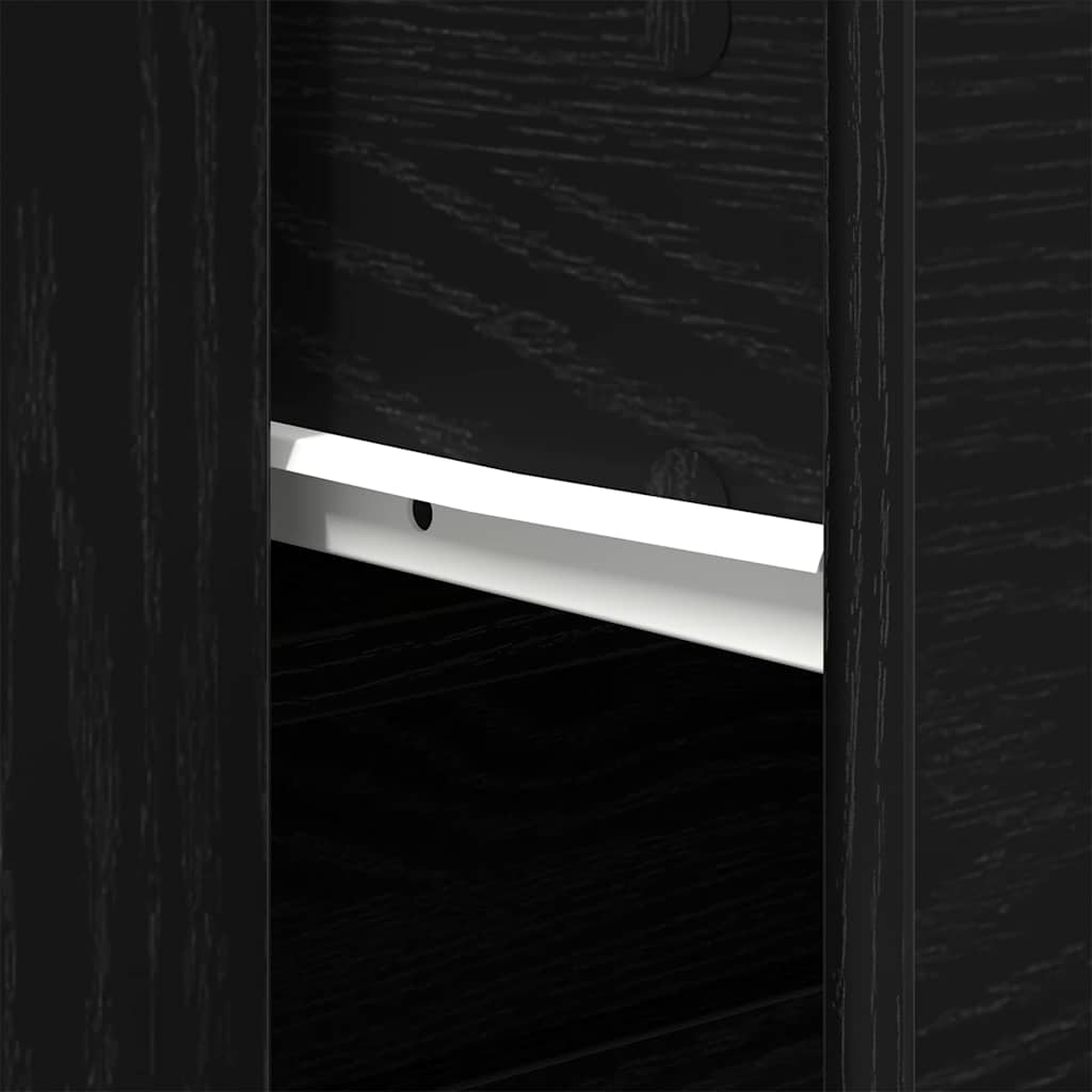 Sideboard Schwarze Eiche 240 x 33 x 70 cm Holzwerkstoff