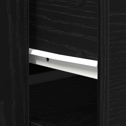 Sideboard Schwarze Eiche 240 x 33 x 70 cm Holzwerkstoff