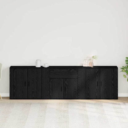 Sideboard Schwarze Eiche 240 x 33 x 70 cm Holzwerkstoff