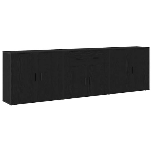 Sideboard Schwarze Eiche 240 x 33 x 70 cm Holzwerkstoff