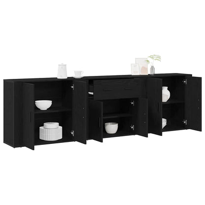 Sideboard Schwarze Eiche 240 x 33 x 70 cm Holzwerkstoff