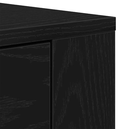 Sideboard Schwarze Eiche 240 x 33 x 70 cm Holzwerkstoff