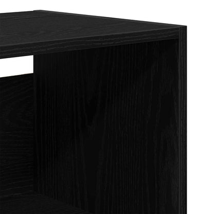 Hochboard 2 pcs Schwarze Eiche 70 x 34 x 180 cm Holzwerkstoff