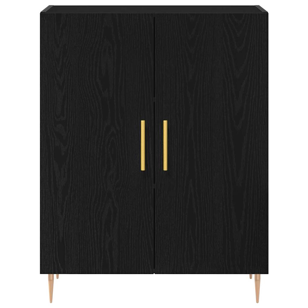 Hochboard 2 pcs Schwarze Eiche 70 x 34 x 180 cm Holzwerkstoff