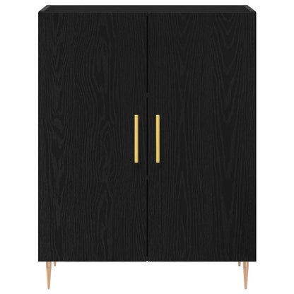 Hochboard 2 pcs Schwarze Eiche 70 x 34 x 180 cm Holzwerkstoff