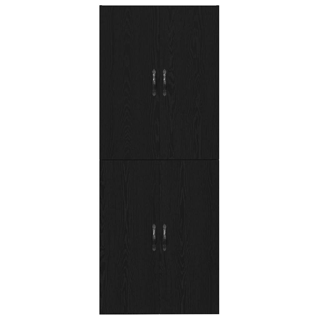 Wandschrank 2 pcs Schwarze Eiche 69.5 x 34 x 90 cm