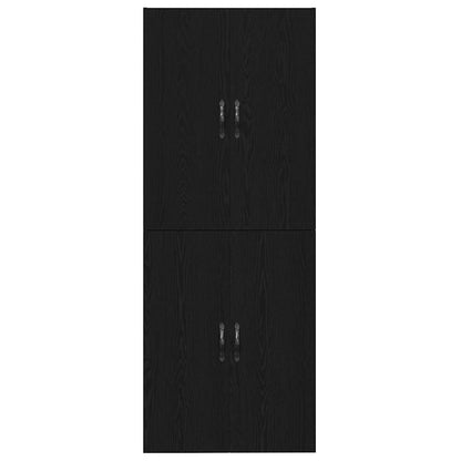 Wandschrank 2 pcs Schwarze Eiche 69.5 x 34 x 90 cm