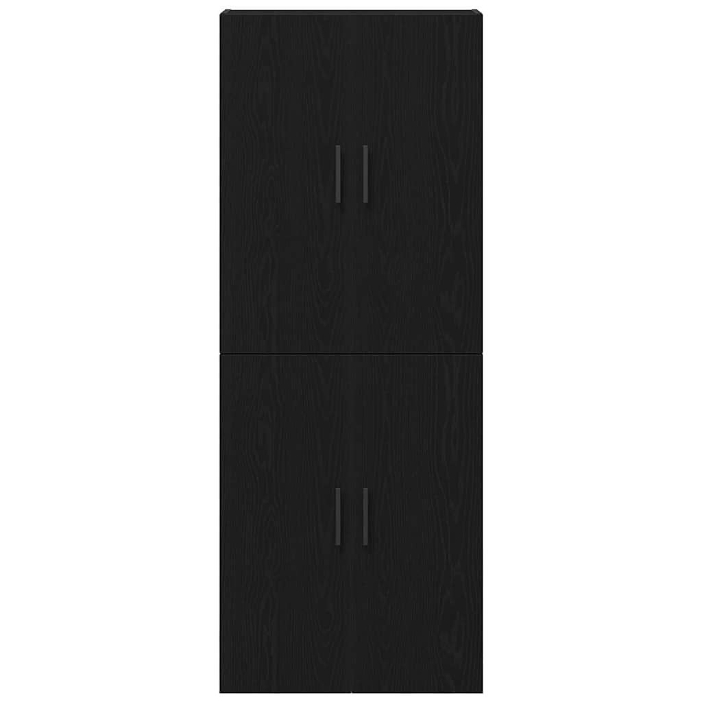 Wandschrank 2 pcs Schwarze Eiche 69.5 x 34 x 90 cm