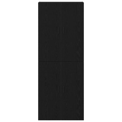 Wandschrank 2 pcs Schwarze Eiche 69.5 x 34 x 90 cm