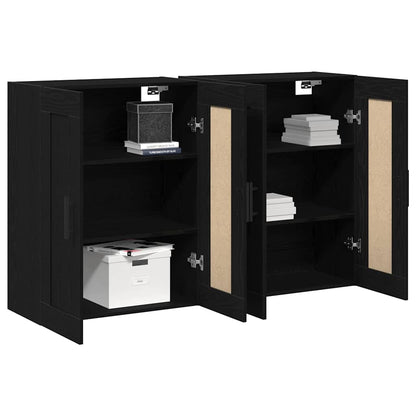 Wandmontierter Schrank 2 pcs Altholz 160 x 34 x 90 cm