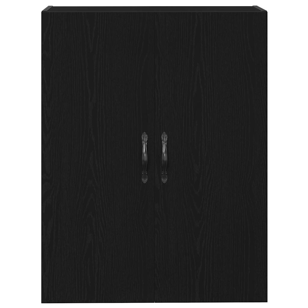 Hochboard 2 pcs Schwarze Eiche 69,5 x 34 x 180 cm Holzwerkstoff