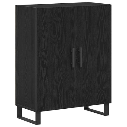 Hochboard 2 pcs Schwarze Eiche 69,5 x 34 x 180 cm Holzwerkstoff
