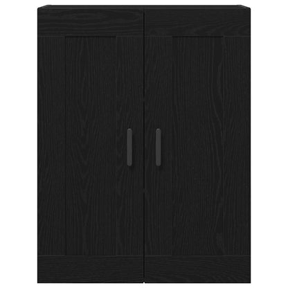 Hochboard 2 pcs Schwarze Eiche 69,5 x 34 x 180 cm Holzwerkstoff