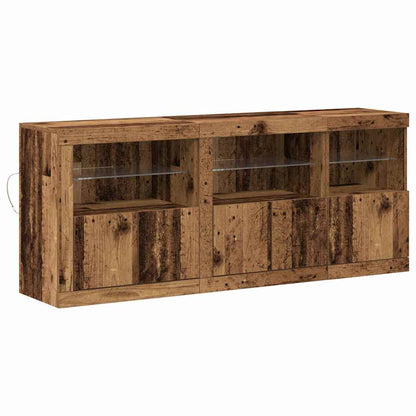 Sideboard Altholz 162 x 37 x 67 cm Holzwerkstoff