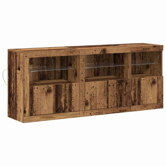 Sideboard Altholz 162 x 37 x 67 cm Holzwerkstoff