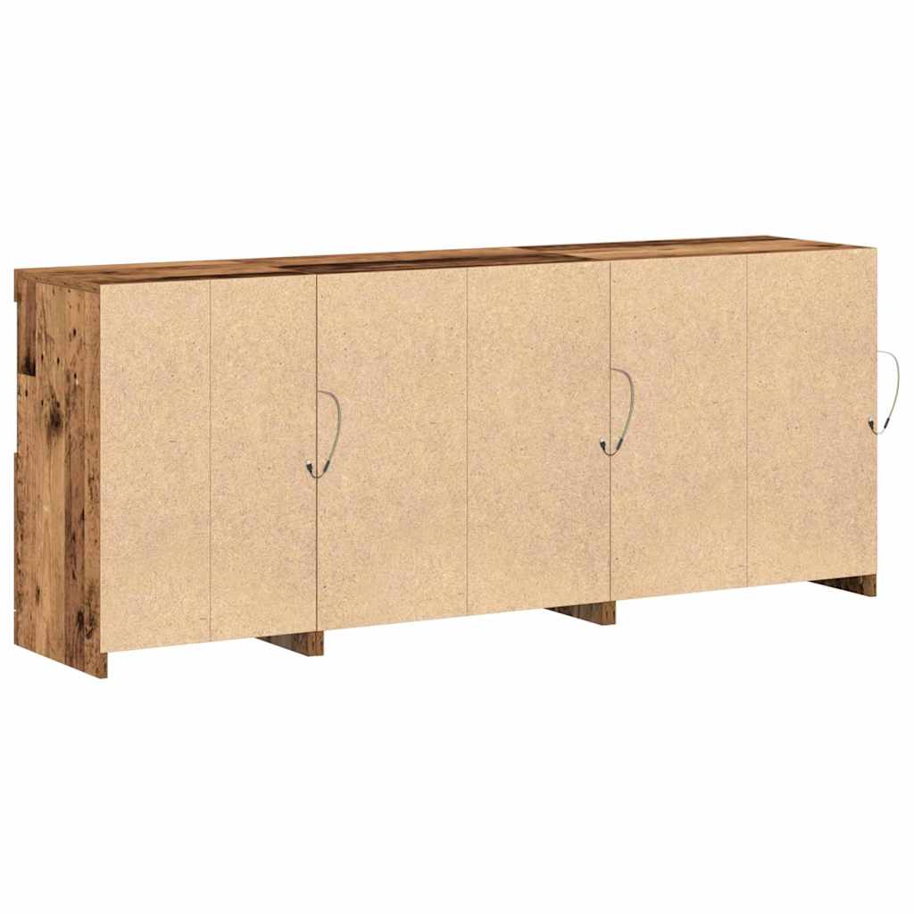 Sideboard Altholz 162 x 37 x 67 cm Holzwerkstoff