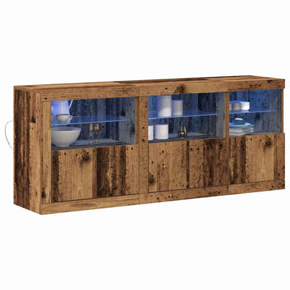 Sideboard Altholz 162 x 37 x 67 cm Holzwerkstoff