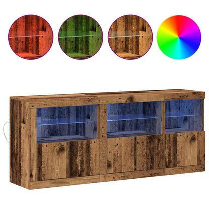 Sideboard Altholz 162 x 37 x 67 cm Holzwerkstoff