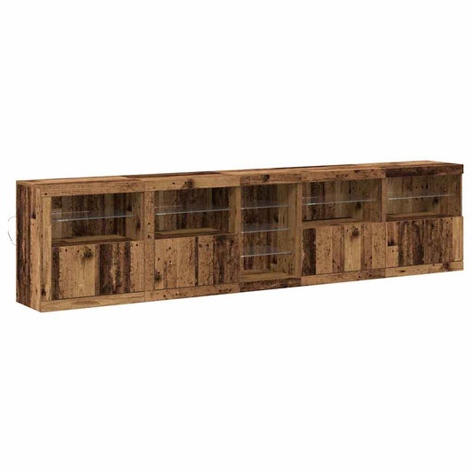 Sideboard Altholz 283 x 37 x 67 cm Holzwerkstoff