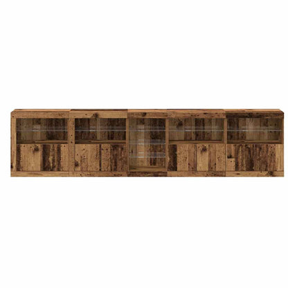 Sideboard Altholz 283 x 37 x 67 cm Holzwerkstoff