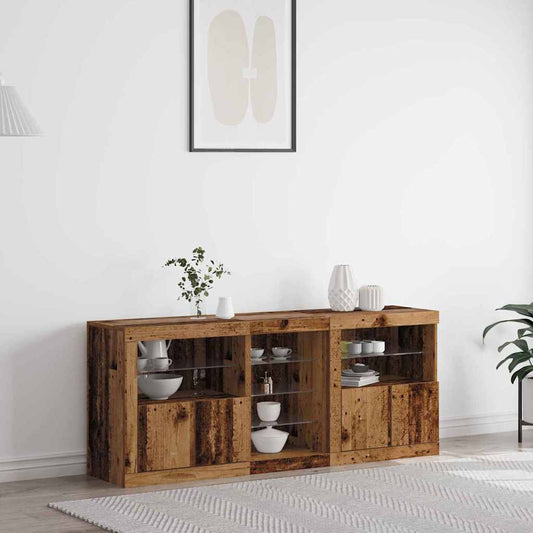 Sideboard Altholz 162 x 37 x 67 cm Holzwerkstoff