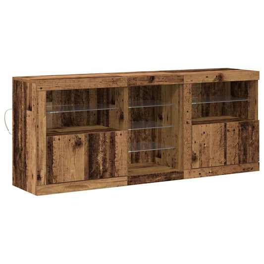 Sideboard Altholz 162 x 37 x 67 cm Holzwerkstoff