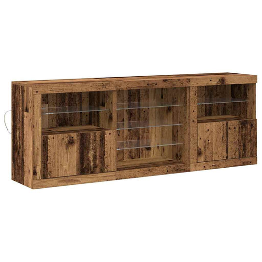 Sideboard Altholz 181,5 x 37 x 67 cm Holzwerkstoff