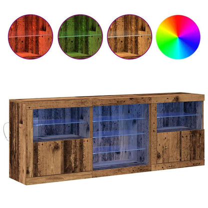 Sideboard Altholz 181,5 x 37 x 67 cm Holzwerkstoff